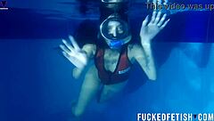 Helen Star Sexy Swimwear Night Apnea Pool
