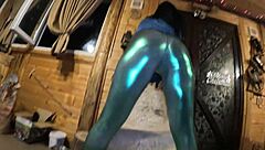shiny cameltoe milf mommy deepthroats cock with dirty talk cum play preview