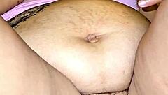 plump bbw spreads wide to flaunt her hairy fat pussy beaver close up