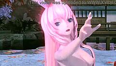 Megurine Luka's Full Nude Red Leaf Project Diva Mod Exposed