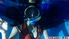 Helen Star Sexy Swimwear Night Apnea Pool