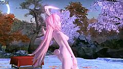 Megurine Luka's Full Nude Red Leaf Project Diva Mod Exposed
