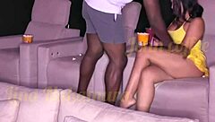 Japanese Babe Fucks Hard In Cinema