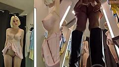 hidden cam catches juicy upskirt in fitting room publicly