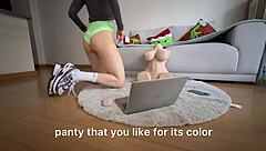 Wife cheats with client using her sex doll in hot passion