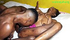Real Naija Maid Joins Dripping Wet Group Fuck and Pussy Licking Session