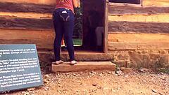 Candid mexican teen 18+ booty in jeans for hidden view