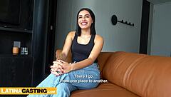 Big booty latina rides producer in casting