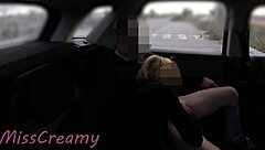 Dogging Slutty Wife And Student In Parking Lot