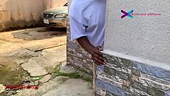 Gateman watches horny cheating wife bent over later