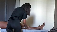 Vietnam girl massaging customer