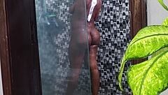 Morning shower sex is the best she makes me eat her pussy after i cummed in her