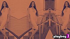 Sexy models show their bodies on camera