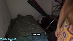 Public agent gets all natural pov blowjob from czech babe