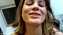 Lucy mendez gives perfect rimjob and drinks piss