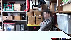 Female Mall Cop Blackmails Young Guy Into Sex