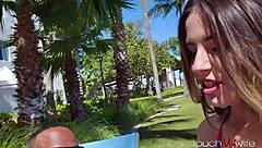 my hotwife rides random guy on vacation and cums