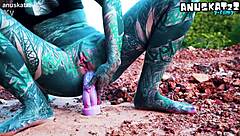 I finger my tight anal hole until I pee