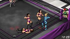 Fire pro wrestling world 18 ryona cammy and samus