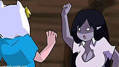 finn blanco se coje a marceline