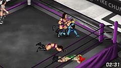 Fire pro wrestling world 18 ryona cammy and samus