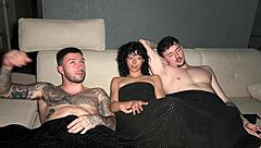 Cuckold Jerks Off Watching Wife Take Two Cocks