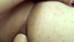 pegging guy rides girl with strapon