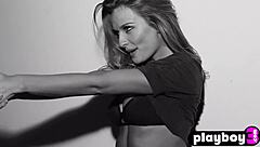 blonde milf poses hot for playboy