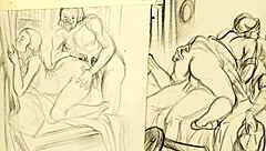 Vintage erotic art