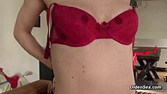Friend anal fucks blonde milf and cums on her stomach