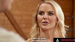 lucky man fucks girlfriend and busty milf