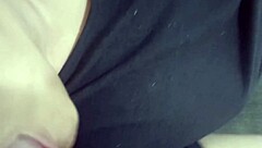 Chubby Woman Gives Oral While Using Cucumber