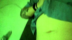 Dialogic-Provocative Horny Latina With Period Plays Solo