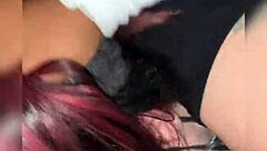 emo girl begs to get face fucked by black cock