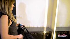 exotic brunette pamela morrison gypsy masturbates and moans on the couch