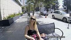 Pounding Broke Blonde Teen From The Street