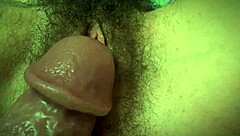 hairy horny pussy closeup big dick teasing