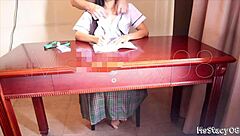 Fucked Hard While Doing Homework