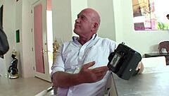 Older gent loves fucking college teen