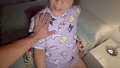 milf feels intense creampie in hairy pussy