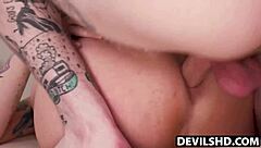 james covers my trans body in cum