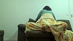 Real milf bounces on fat cock hard