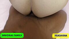 horny babe felicia craves cum coated treat