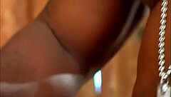 Alexis silver fucks a big black dong with passion