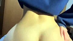 Amateur College Girl Rides Best Reverse Cowgirl