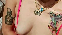 Alina touches herself and squirts big everywhere morning