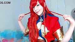 selesia cosplay camshow 3 3-6-2019 with toys