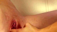 Blonde lesbian teen 18+s licking on the sofa