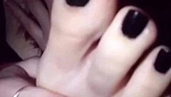 Self Foot Worship Nail Polish Black