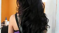 Petite teen gets rough pounding and deep seduction on camera
